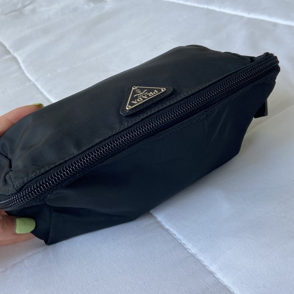 Prada Black Small Nylon Pouch - Picture 8 of 13